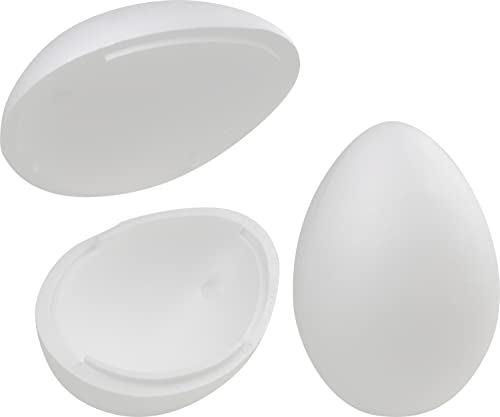 VBS 2er-Pack Styroporei 2tlg, 30 cm Osterei Ostern Osterdeko Ei Frühling Styropor von VBS