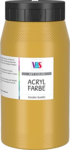 VBS Acrylfarbe 500ml versch. Farben Lösungsmittelfrei Gold von VBS