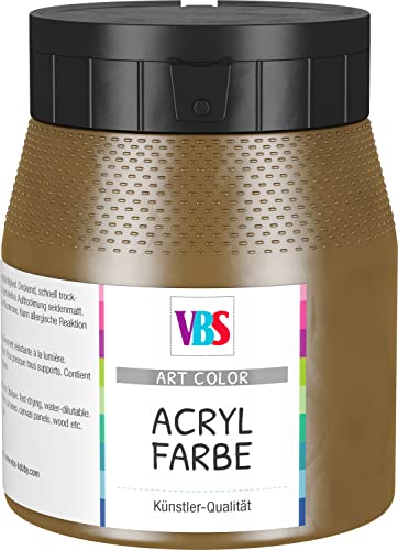 VBS Acrylfarbe seidenmatt 250 ml Malen Keilrahmen Farbe Umbra-Gebrannt von VBS