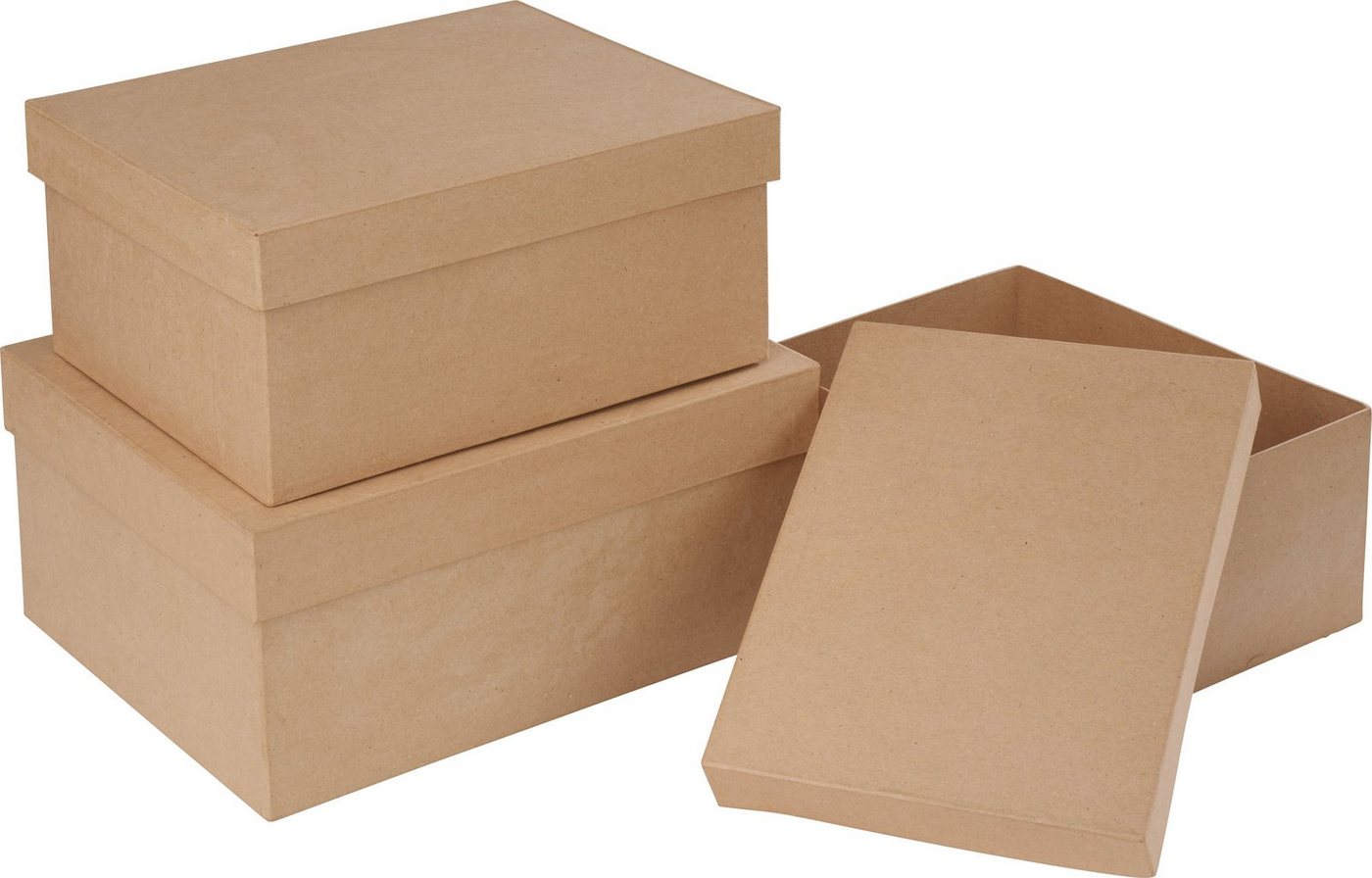 VBS Aufbewahrungsdose Pappschachtelsatz Rechteck, 22,7 cm - 27,7 cm VBS Aufbewahrungsdose Pappschachtelsatz Rechteck, 22,7 cm - 27,7 cm von VBS