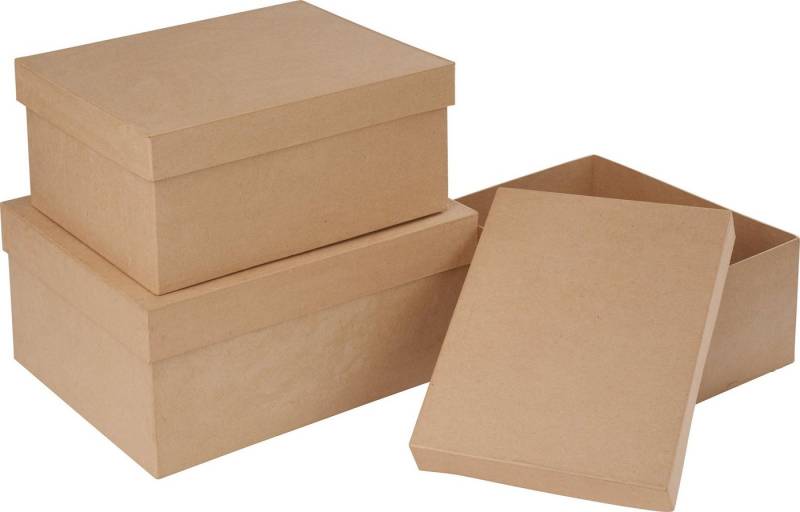 VBS Aufbewahrungsdose Pappschachtelsatz Rechteck, 22,7 cm - 27,7 cm VBS Aufbewahrungsdose Pappschachtelsatz Rechteck, 22,7 cm - 27,7 cm von VBS