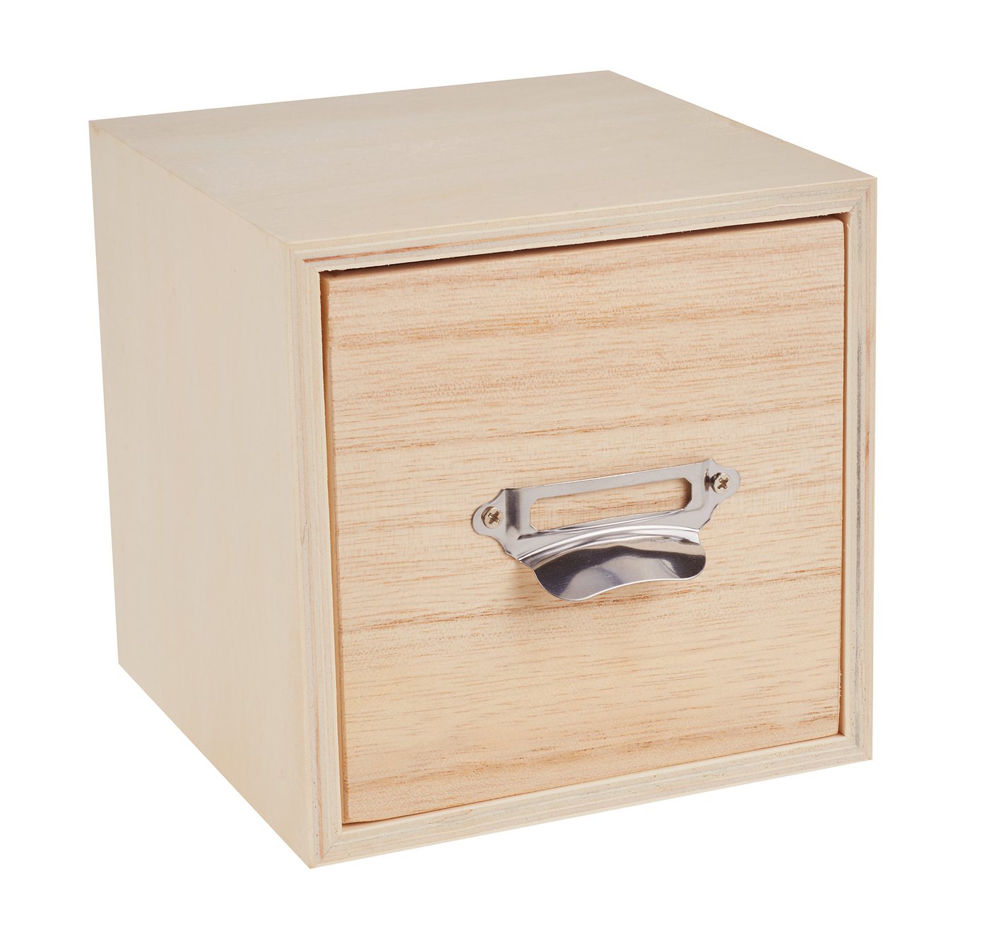 VBS Aufbewahrungsbox Schubladenbox Würfel (2 St), 12 cm x 12 cm x 12 cm von VBS