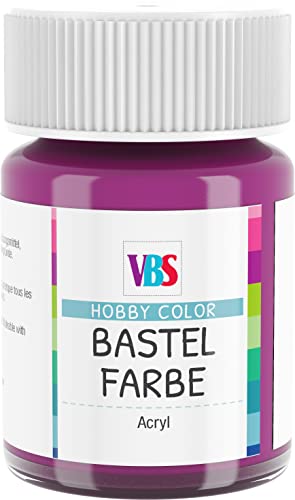 VBS Bastelfarbe 15ml Acrylfarbe Hobby Color Fuchsia von VBS