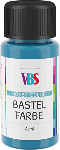 VBS Bastelfarbe 50ml Acrylfarbe Hobby Color Künstler Basteln Malen Azurblau VBS Bastelfarbe 50ml Acrylfarbe Hobby Color Künstler Basteln Malen Azurblau von VBS