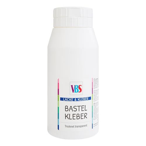 VBS Bastelkleber lösungsmittelfrei transparent Klebstoff hohe Klebkraft 795 g von VBS