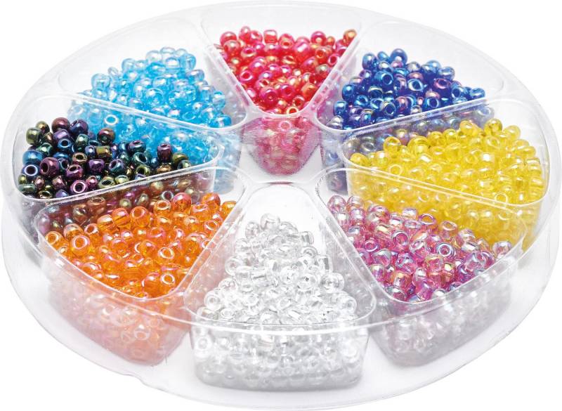 UIT Bastelperlen Rocailles Rainbow, 48 g von UIT