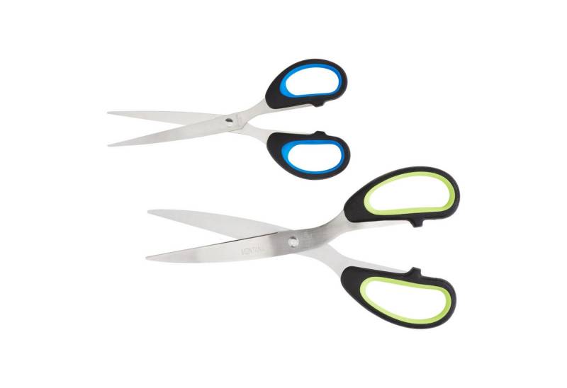VBS Bastelscheren Soft-Grip, 2er-Set für Rechtshänder von VBS