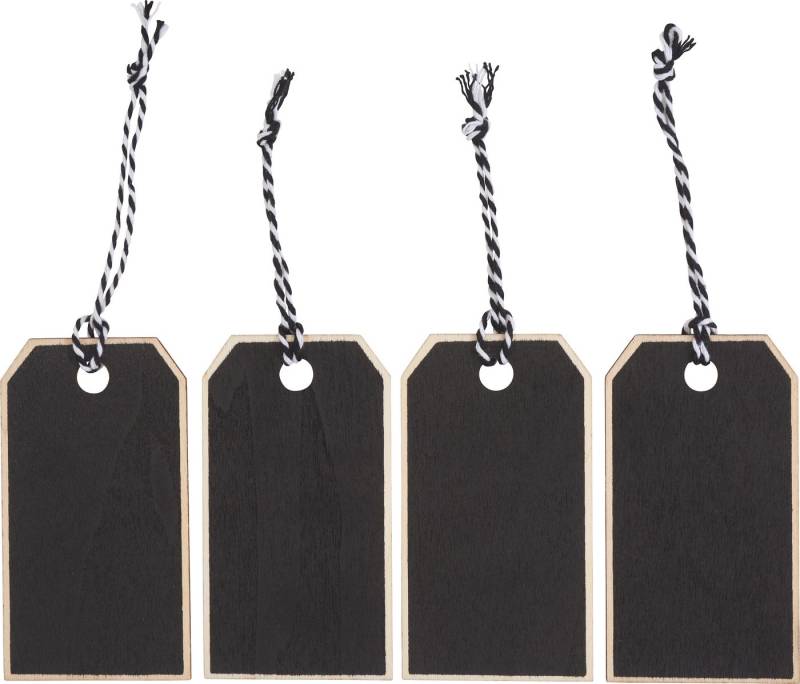 VBS Baumbehang Holzanhänger mit Tafelfläche, 4 Stück VBS Baumbehang Holzanhänger mit Tafelfläche, 4 Stück von VBS