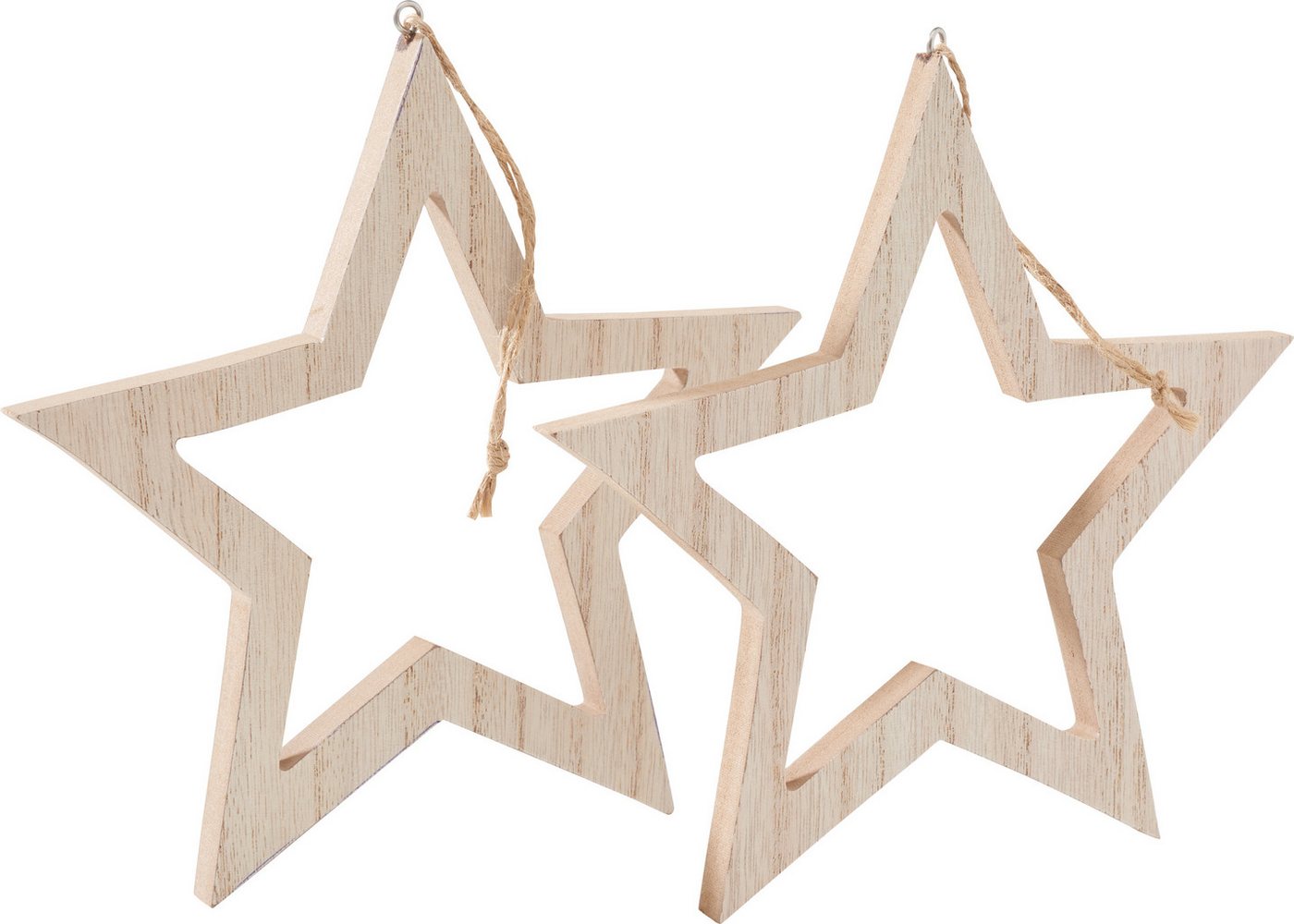 VBS Baumbehang Sterne, 2er-Set, MDF-Holz, furniert VBS Baumbehang Sterne, 2er-Set, MDF-Holz, furniert von VBS