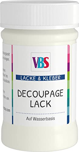 VBS Decoupage-Lack "Glänzend" 100 ml von VBS