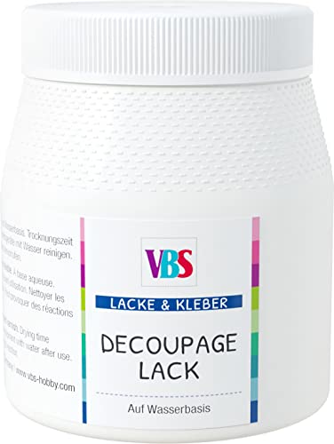 VBS Decoupage-Lack "Glänzend" 250 ml von VBS