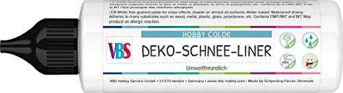 100 ml VBS Deko-Schnee Liner Kunstschnee Schneepaste 3D-Dekoration von VBS