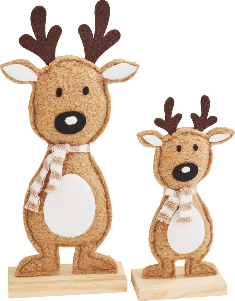VBS Dekofigur Filzaufsteller Rentiere, 2er-Set VBS Dekofigur Filzaufsteller Rentiere, 2er-Set von VBS
