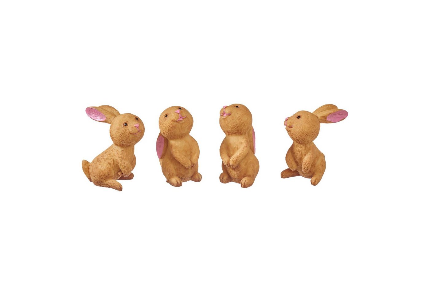 VBS Dekofigur Hase - Mümmel (4 St), 4,5 cm x 4,5 cm von VBS