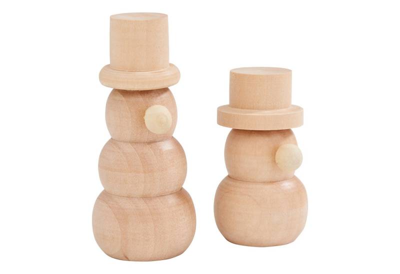 VBS Dekofigur Holz-Schneemänner (2 St), 2 Stück von VBS