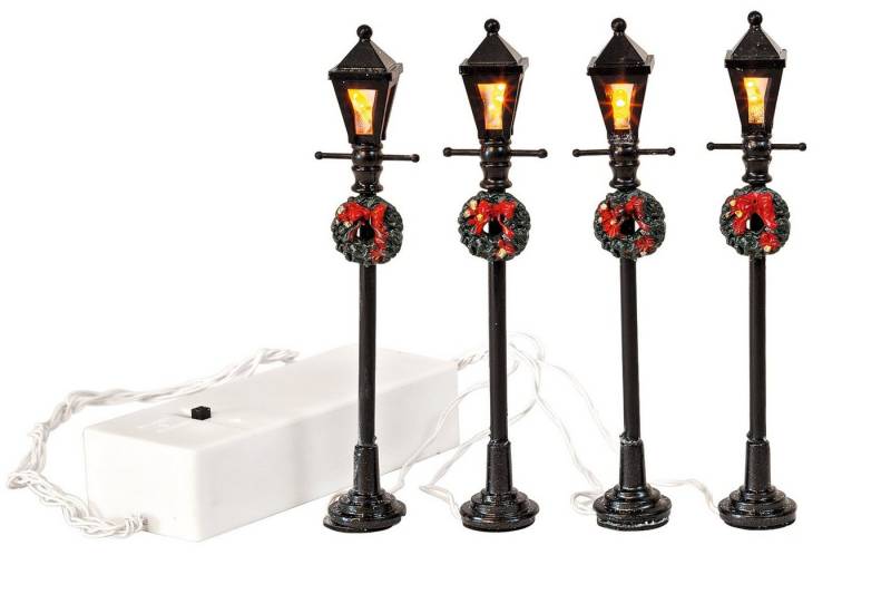 VBS LED-Dekofigur Laternen mit Beleuchtung (4 St), 4 Stück von VBS