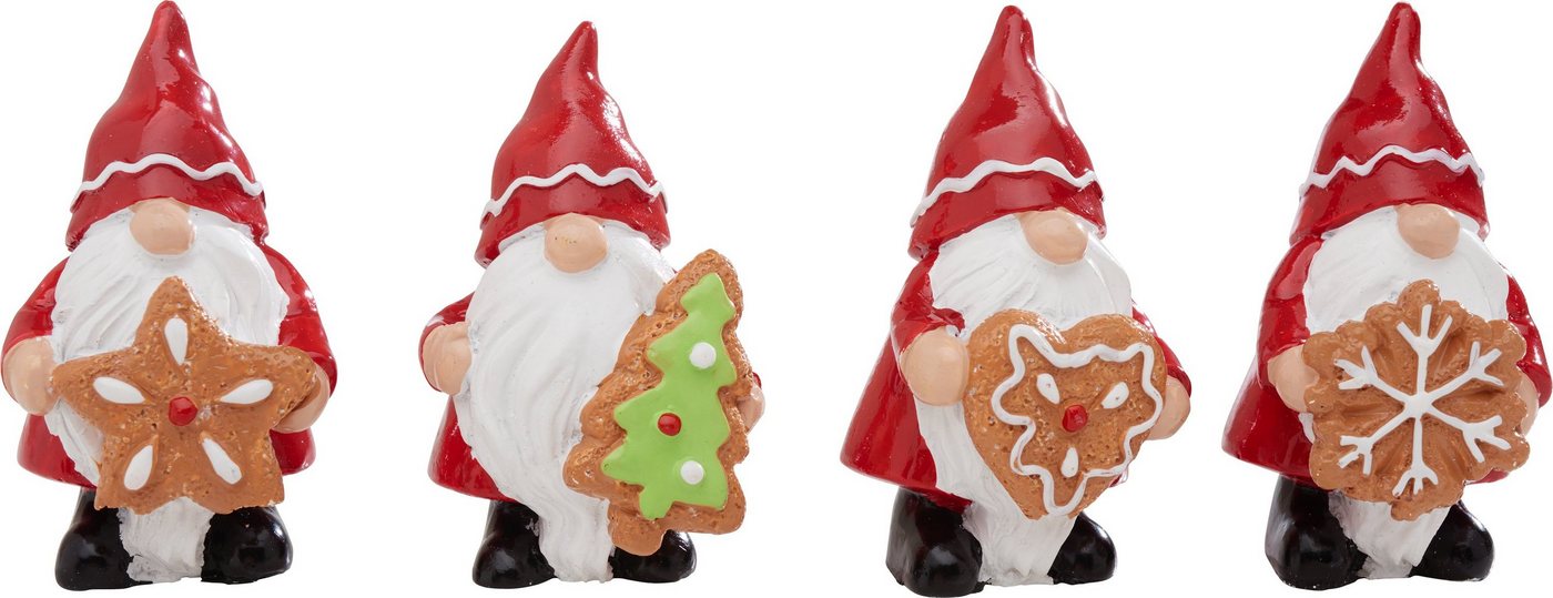 VBS Dekofigur Mini Wichtel Knut (4 St), 4 Stück von VBS