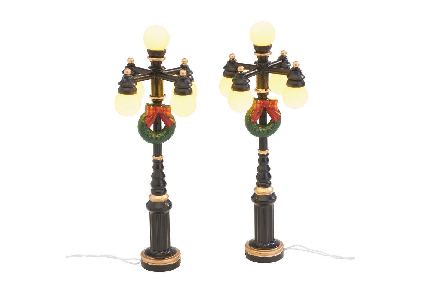 VBS Dekofigur Straßenlaterne X-Mas (2 St), 2 Stück von VBS