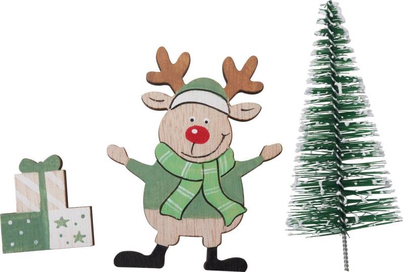 VBS Dekofigur Tanne und Rentier Redlef, 3er-Set VBS Dekofigur Tanne und Rentier Redlef, 3er-Set von VBS