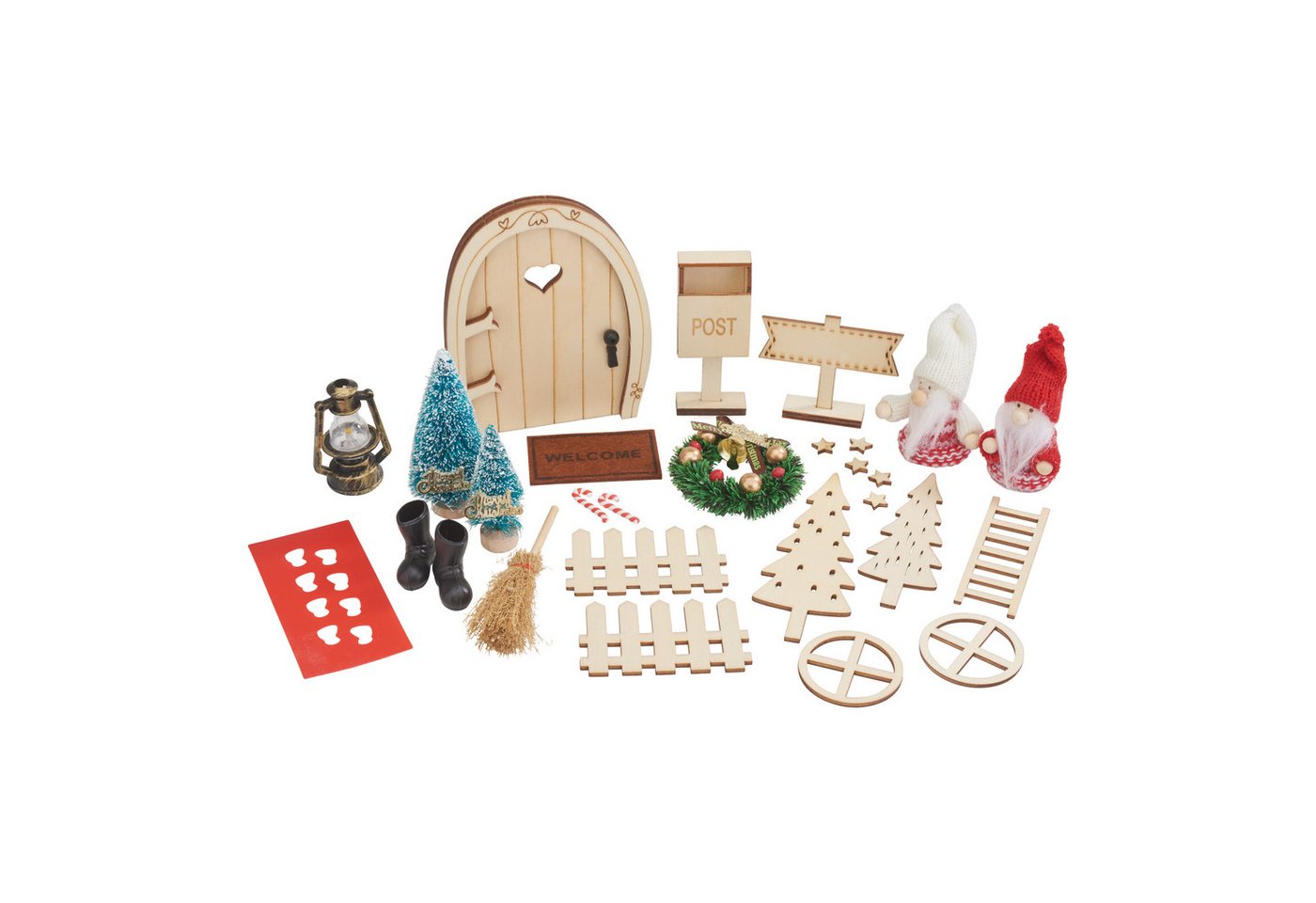 VBS Dekofigur Wichteltür-Set 'Onni & Jonte', 29 Teile VBS Dekofigur Wichteltür-Set 'Onni & Jonte', 29 Teile von VBS