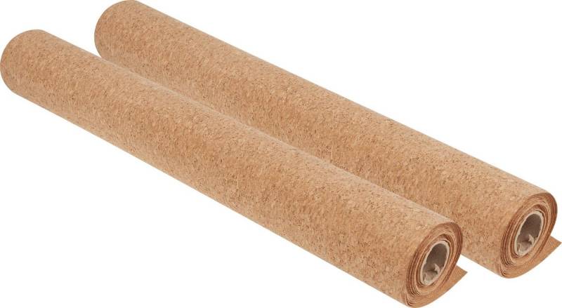 VBS Dekorationsfolie Kork, selbstklebend, Granulat 43 cm x 150 cm 2er-Pack von VBS