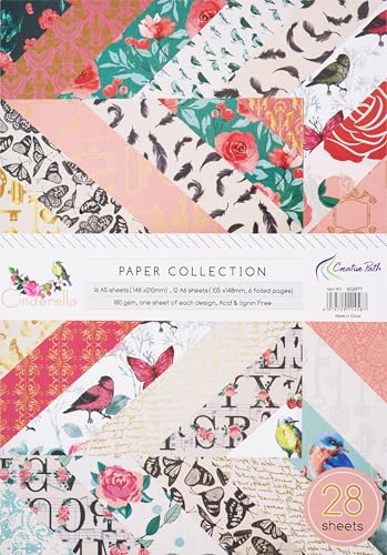VBS Design Papier Beautiful 28 Blatt hochwertig bunt dekorativ Scrapbooking Bastelpapier 3D-Effekt VBS Design Papier Beautiful 28 Blatt hochwertig bunt dekorativ Scrapbooking Bastelpapier 3D-Effekt von VBS