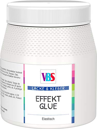 VBS Effekt Glue Klebstoff transparent 100 oder 250ml Kleber Bastelkleber flüssig Lack 250 ml von VBS