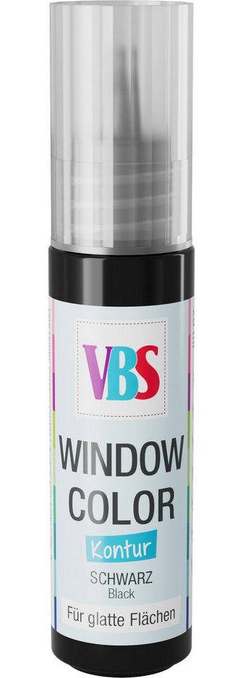 VBS Fenstersticker Window Color Kontur, 20ml von VBS