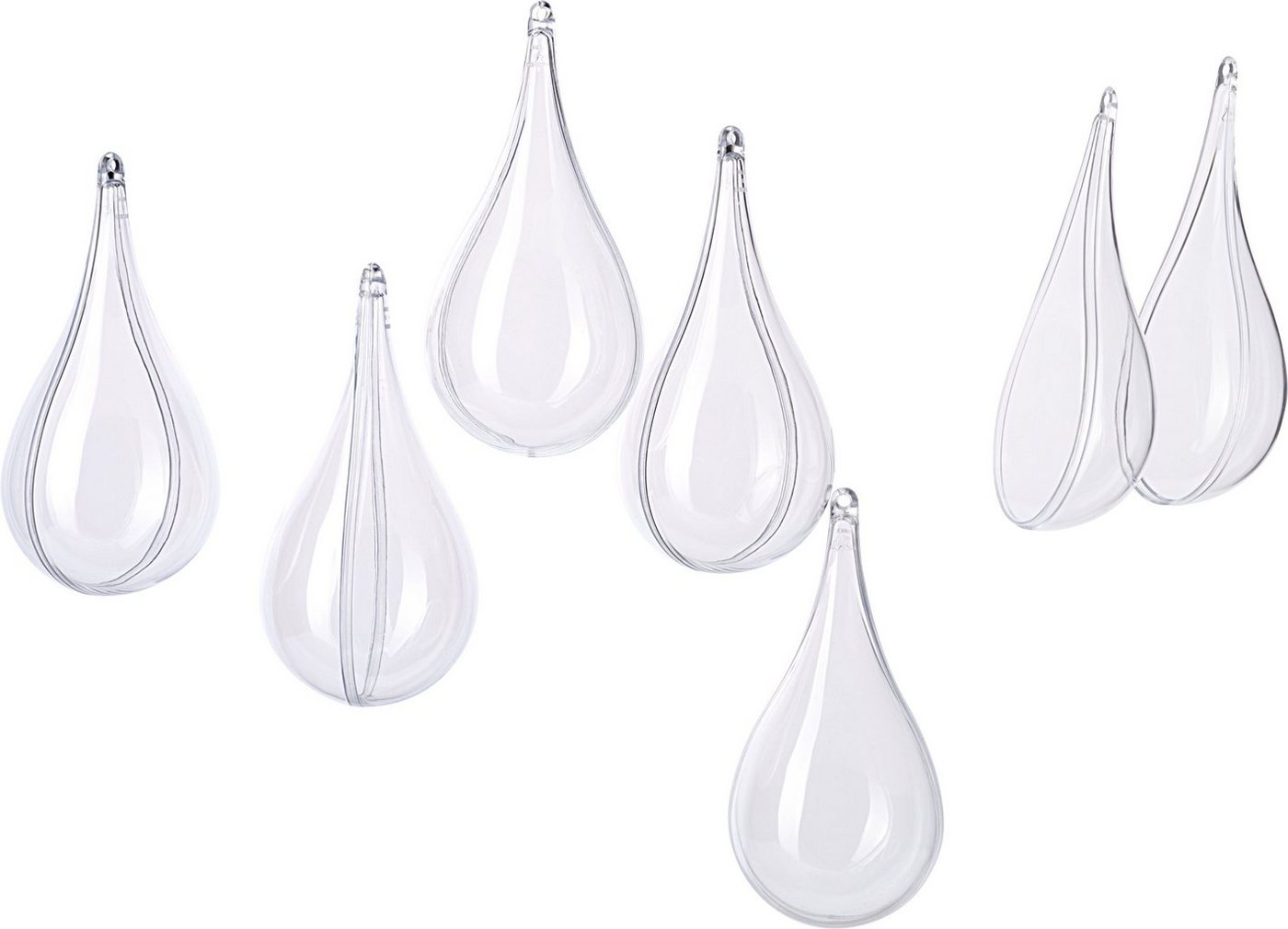 VBS Hängedekoration Acryltropfen, 6er-Pack, 11 cm VBS Hängedekoration Acryltropfen, 6er-Pack, 11 cm von VBS