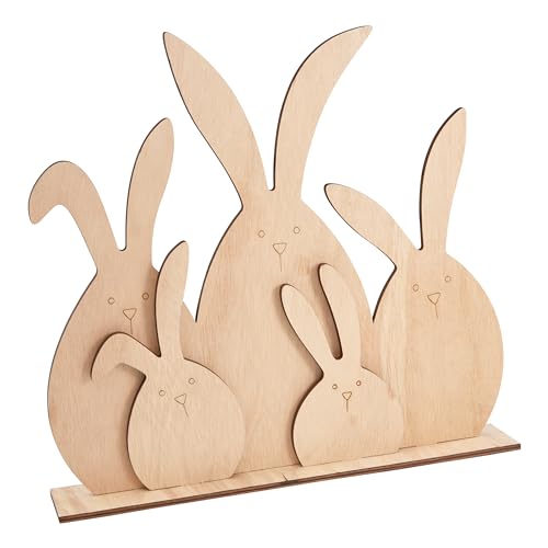 VBS Holz-Steckmotiv "Hasenfamilie" von VBS