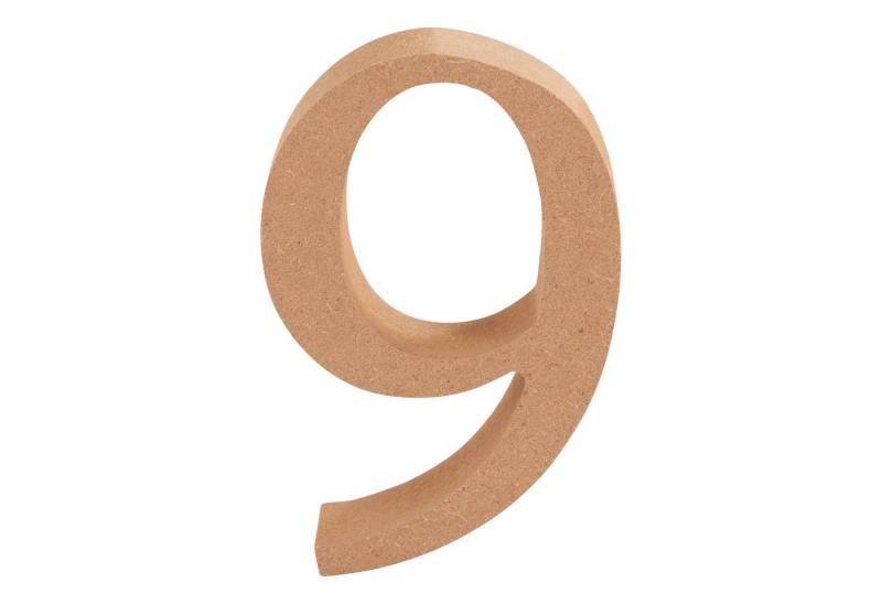 VBS Kalender zum Selbstbasteln MDF Zahl, 8 cm hoch von VBS