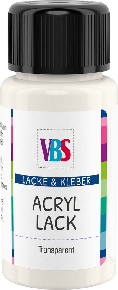 VBS Klarlack Acryllack, 50 ml transparent von VBS