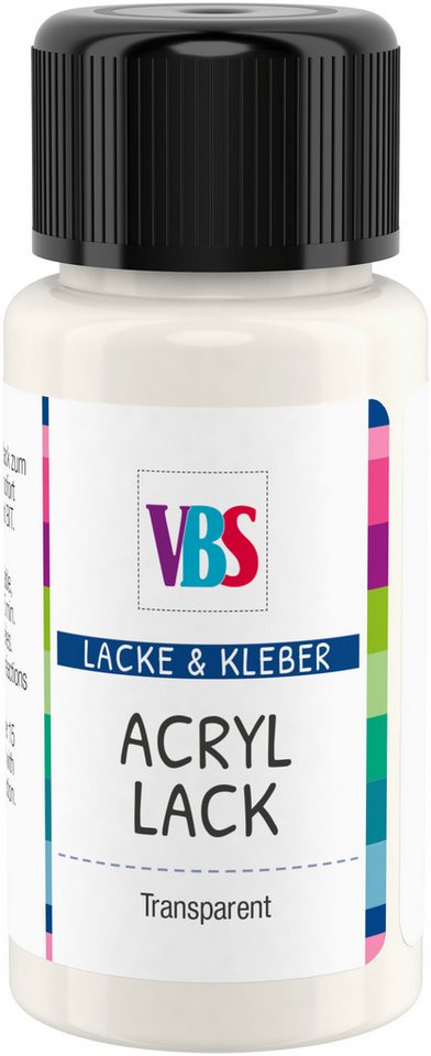 VBS Klarlack Acryllack, 50 ml transparent von VBS