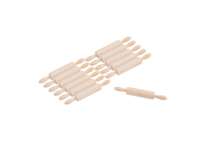 VBS XXL Kochbesteck-Set Mini-Nudelholz, L 13,5 cm, 12 Stück von VBS XXL