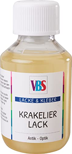 VBS Krakelier-Lack 100ml oder 250ml Reißlack Antik Optik Serviettentechnik 100 ml von VBS