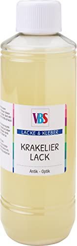 VBS Krakelier-Lack 100ml oder 250ml Reißlack Antik Optik Serviettentechnik 250 ml von VBS