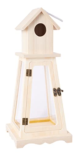 VBS Leuchtturm Stromlight 36cm hoch aus Holz von VBS