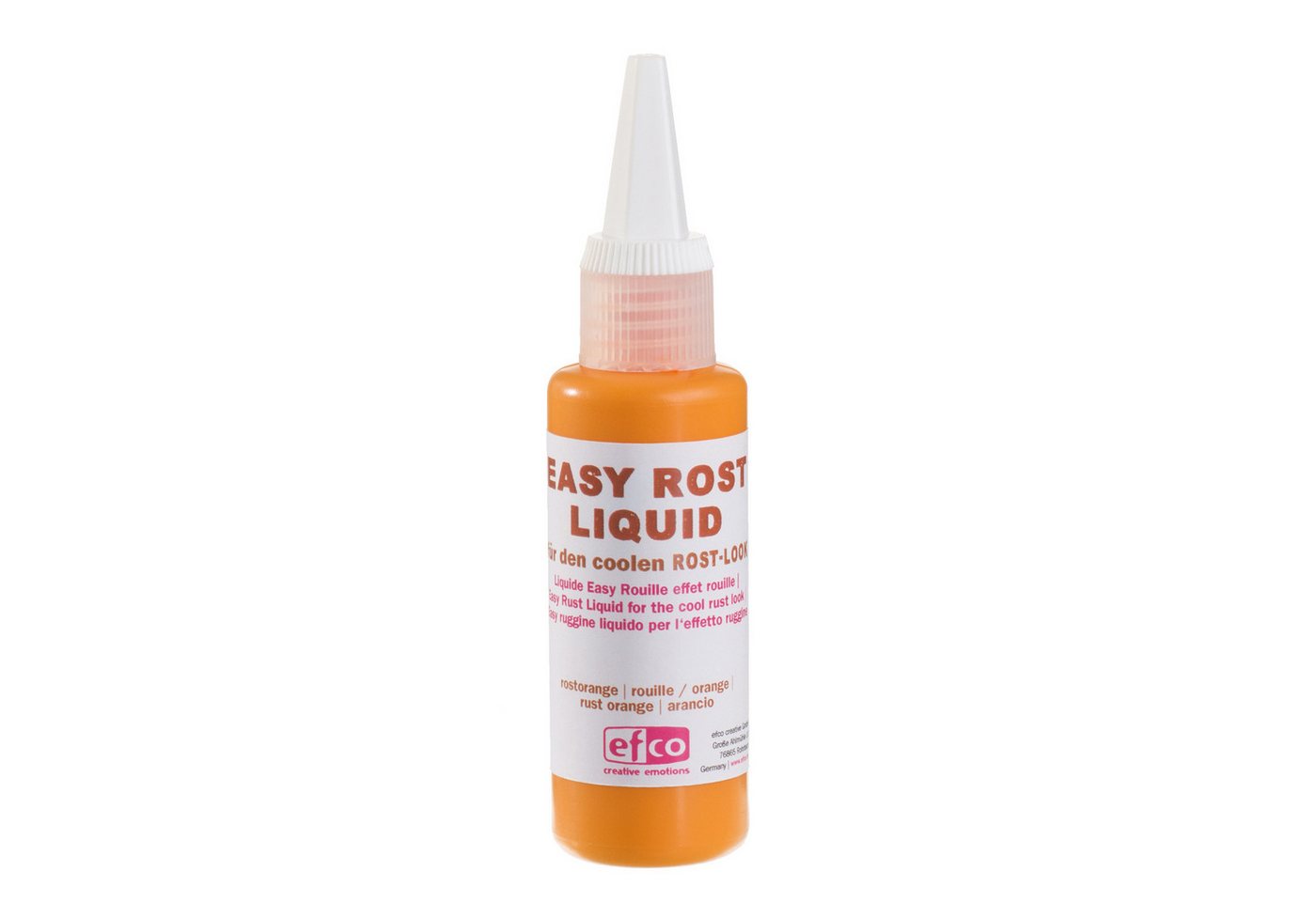 efco Metallglanzfarbe Easy rost Liquid, 50 ml, rostorange von efco