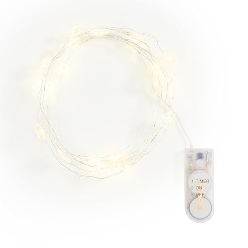 VBS Micro-LED-Lichterkette "Schneeflocke", mit Timer von VBS