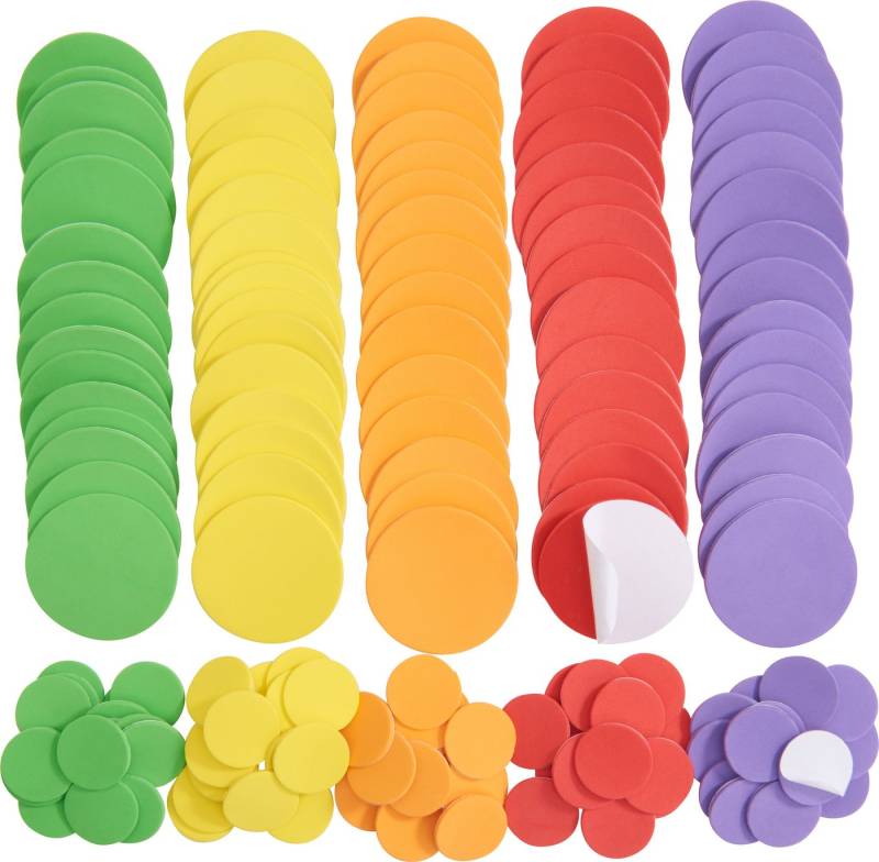 VBS XXL Moosgummi Bunt, selbstklebend, 150 Stück von VBS XXL