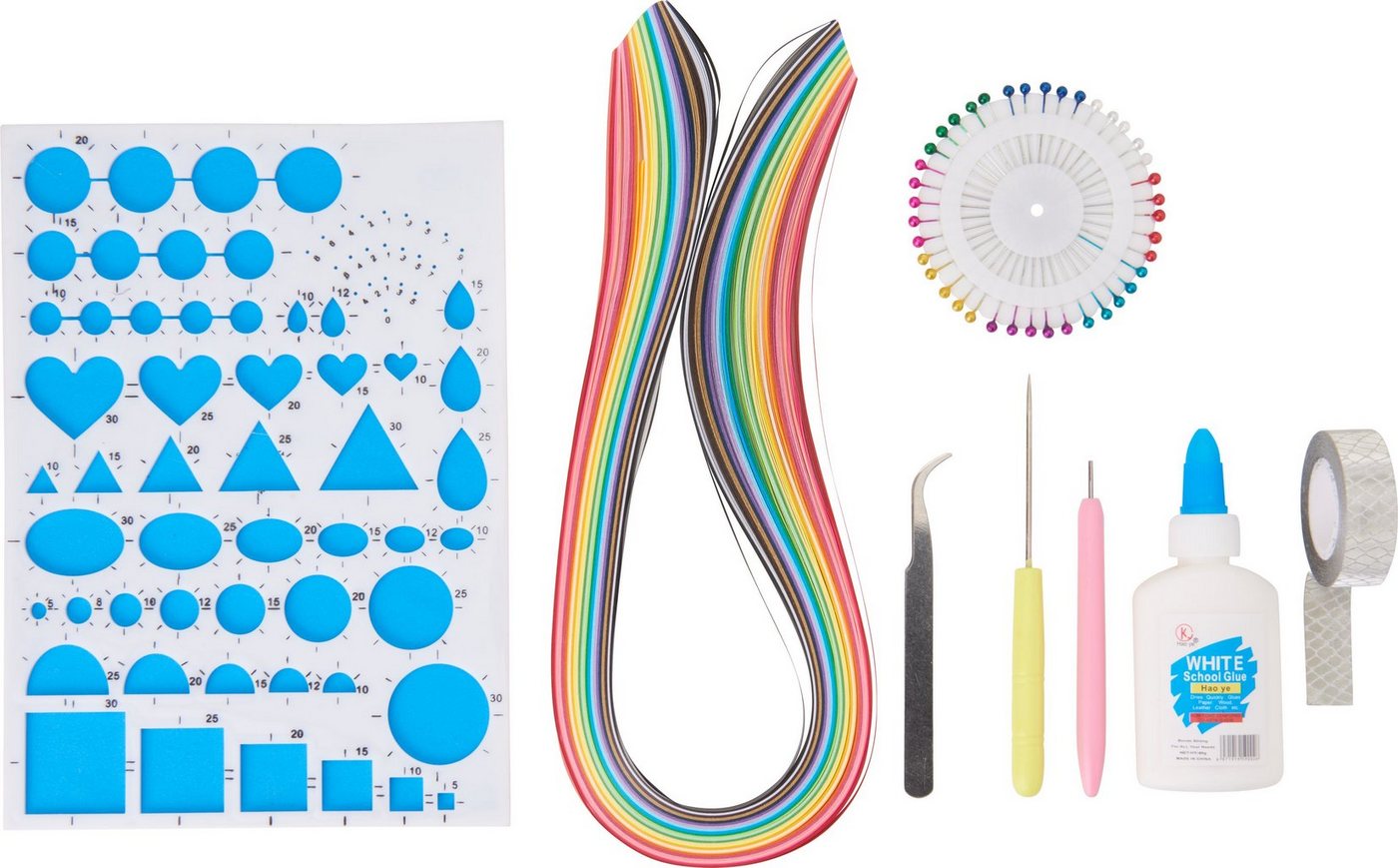 VBS Papiersterne Quilling-Starter-Set, inkl. 160 Papierstreifen VBS Papiersterne Quilling-Starter-Set, inkl. 160 Papierstreifen von VBS