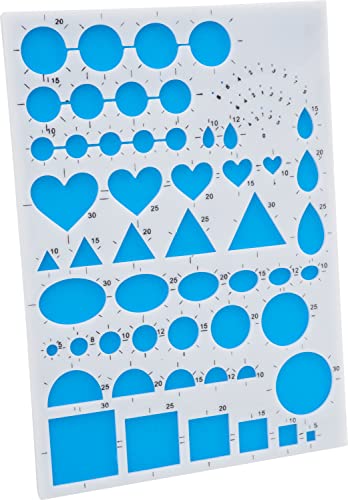 VBS Quilling Schablone inkl. Schaumstoff-Unterlage 21x15cm von VBS