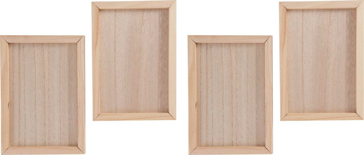 VBS Rahmen Holz-Rahmen, 4er-Set 20 cm x 14 cm von VBS