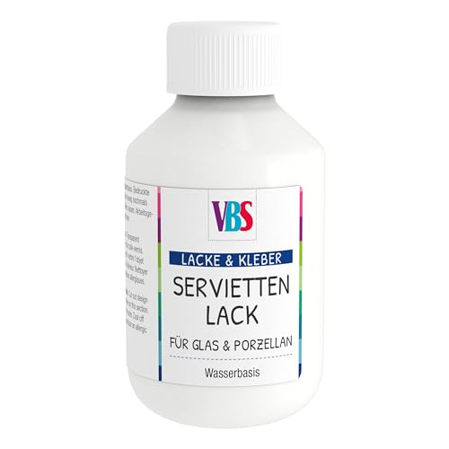 VBS Serviettenlack Glas und Porzellan, 100ml von VBS