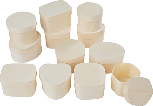 VBS Spanschachteln "Formen-Mix", 12er-Set VBS Spanschachteln "Formen-Mix", 12er-Set von VBS