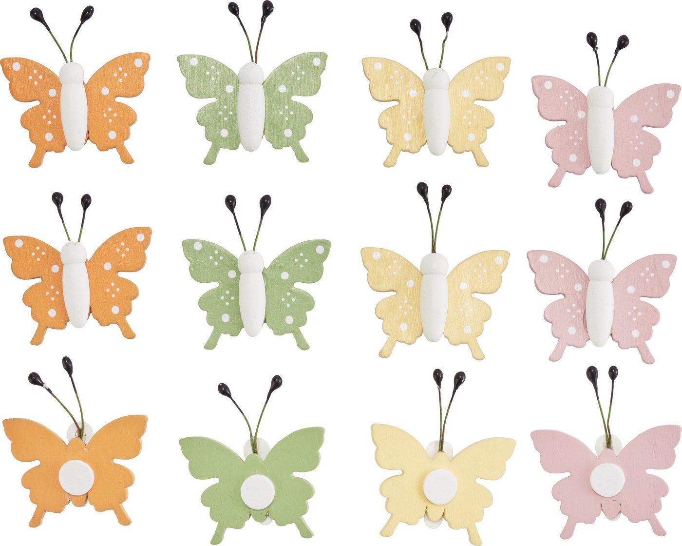 VBS Streudeko Schmetterling Allegra, mit Klebepunkt 12 Stück von VBS