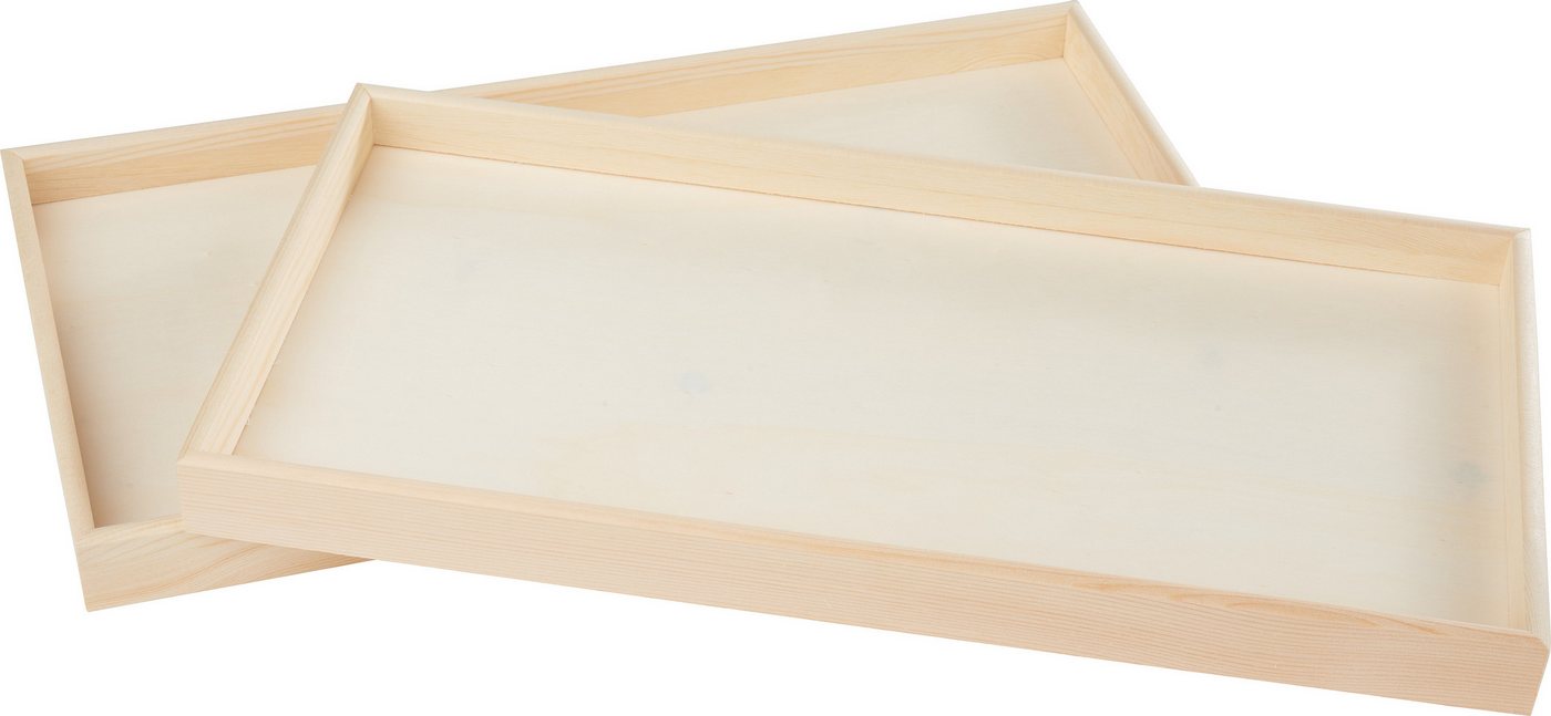 VBS Tablett Deco-Style, Holz, 40 x 20 cm 2er-Pack von VBS