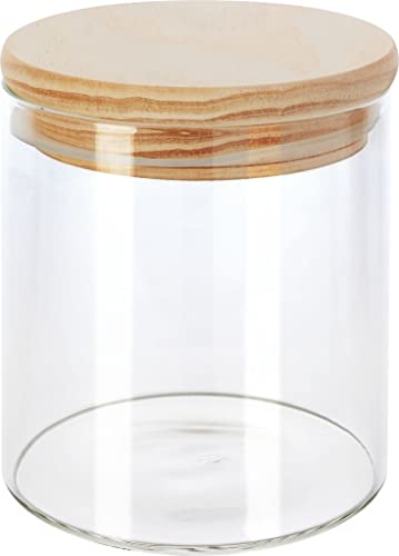 VBS Vorratsglas mit Holzdeckel, 300 ml von VBS