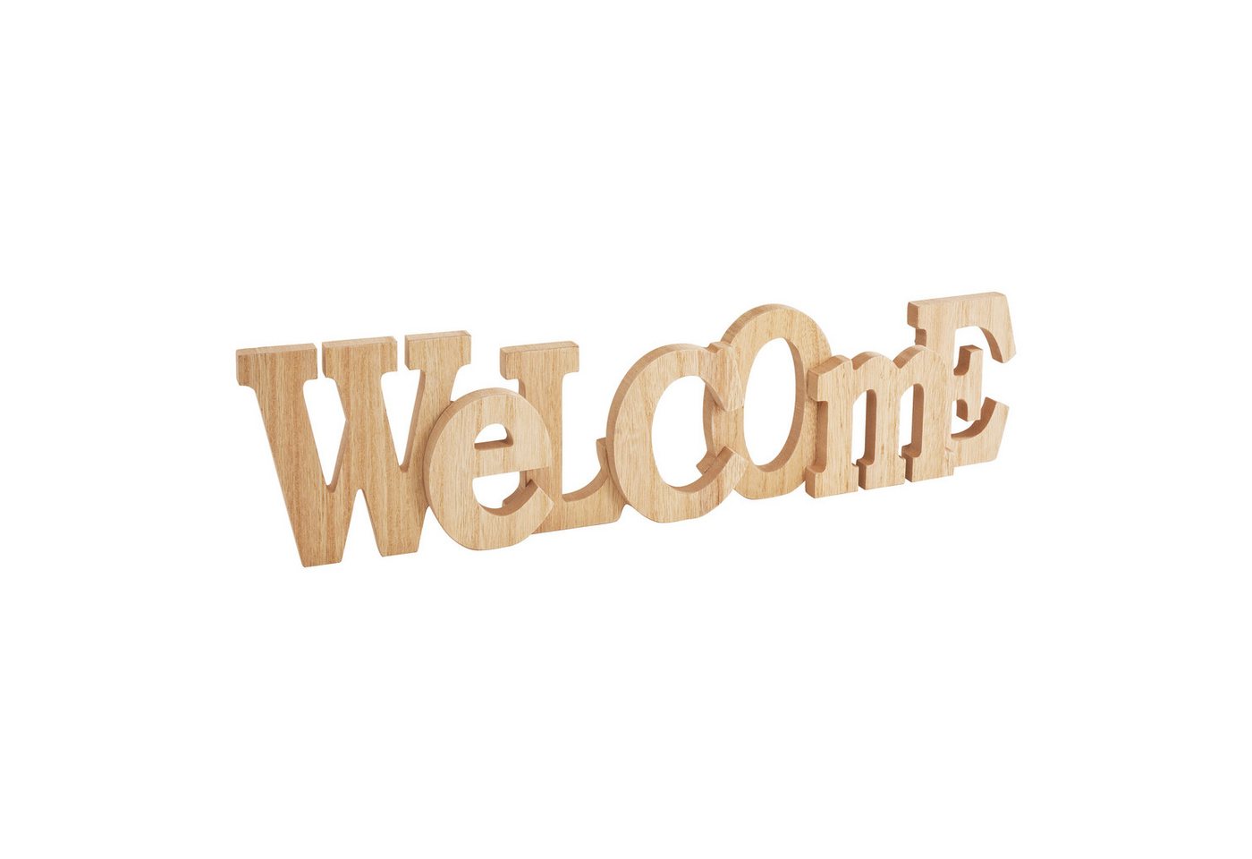 VBS Wanddekoobjekt Holz-Schriftzug Welcome, 47 cm x 12 cm VBS Wanddekoobjekt Holz-Schriftzug Welcome, 47 cm x 12 cm von VBS