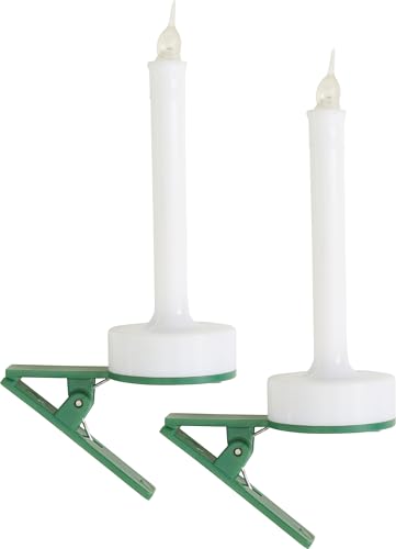 VBS Weihnachstkerzen LED 2Stk. Ca. 10cm Weiß Grün kabellos Adventskerzen Lichterkette Kerzen Christbaumbeleuchtung VBS Weihnachstkerzen LED 2Stk. Ca. 10cm Weiß Grün kabellos Adventskerzen Lichterkette Kerzen Christbaumbeleuchtung von VBS